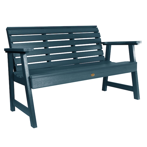 Highwood Usa 4ft Weatherly Garden Bench Outdoor Furniture for Patio, Backyard, Garden AD-BENW4-NBE - main